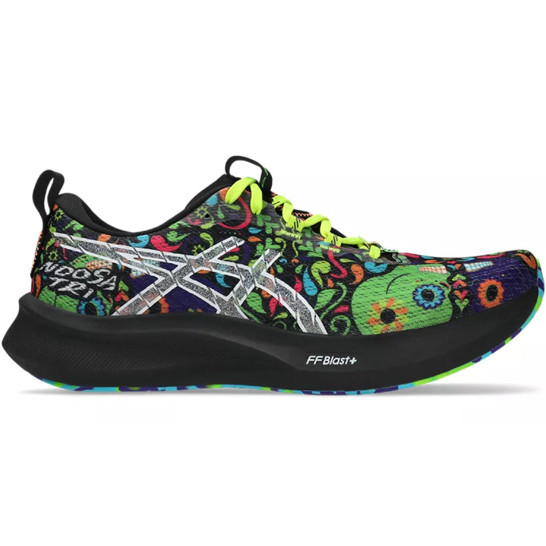 Men's Asics Noosa Tri 16, Black/Green Gecko, 11 D Medium