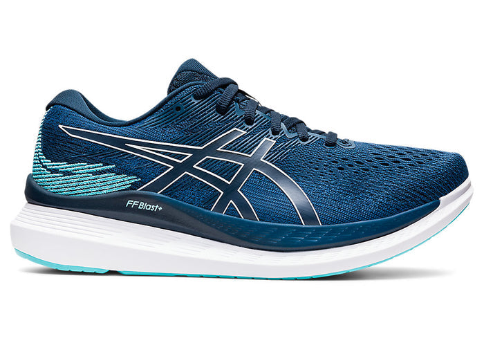Men's Asics Glideride 3, Mako Blue/French Blue, 14 D Medium