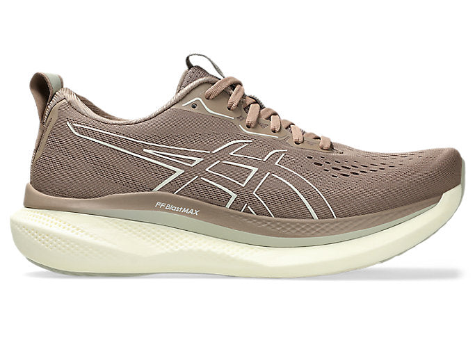Men's Asics Glideride Max, Taupe Grey/Birch, 11 D Medium