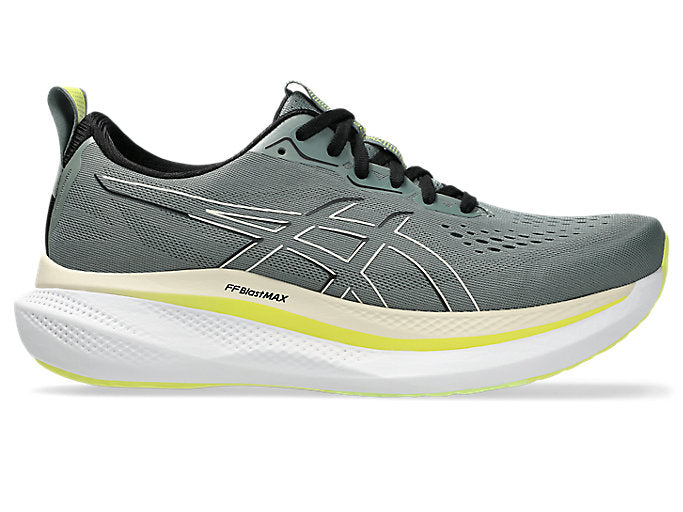 Men's Asics Glideride Max, Monument Blue/Vanilla, 13 D Medium