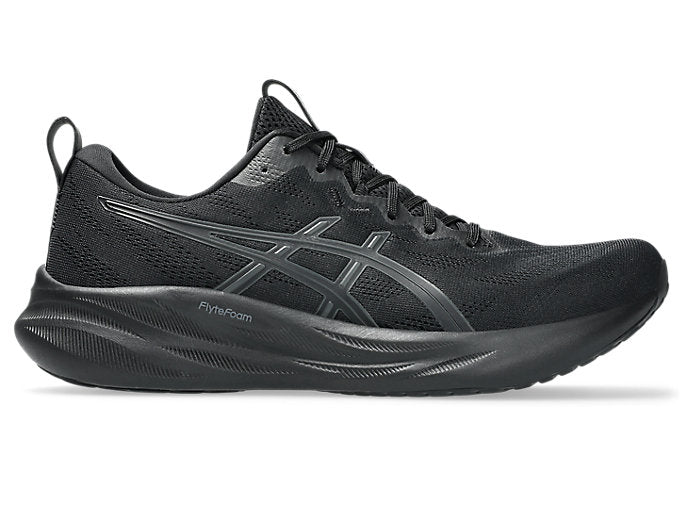 Men's Asics Pulse 16, Black/Graphite Grey, 12 D Medium