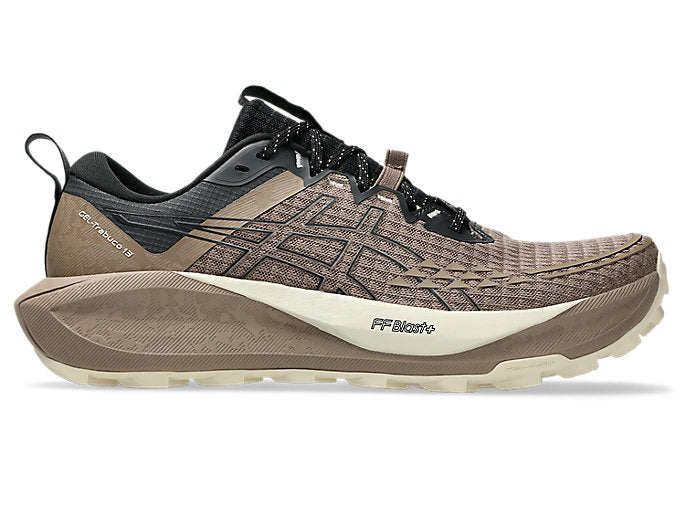 Men's Asics Gel-Trabuco 13, Taupe Grey/Black, 7.5 D Medium