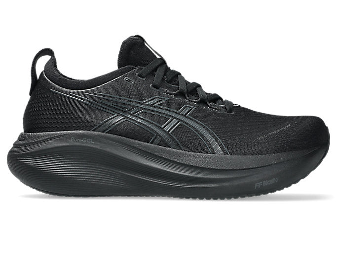 Men's Asics Gel-Nimbus 27, Black/Graphite Grey, 8.5 D Medium