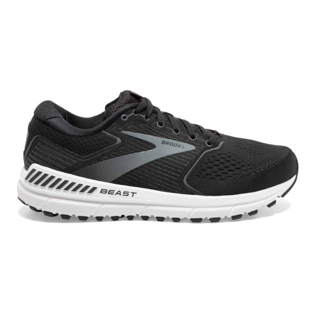 Men's Brooks Beast '20, Black/Grey, 9.5 D Medium