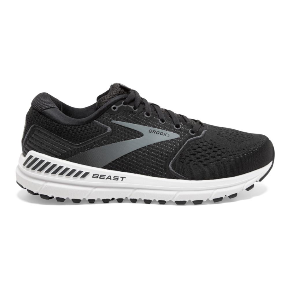 Men's Brooks Beast '20, Black/Grey, 12.5 D Medium