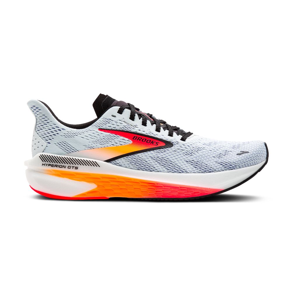 Men's Brooks Hyperion GTS 2, Illusion/Coral/Black, 11.5 D Medium