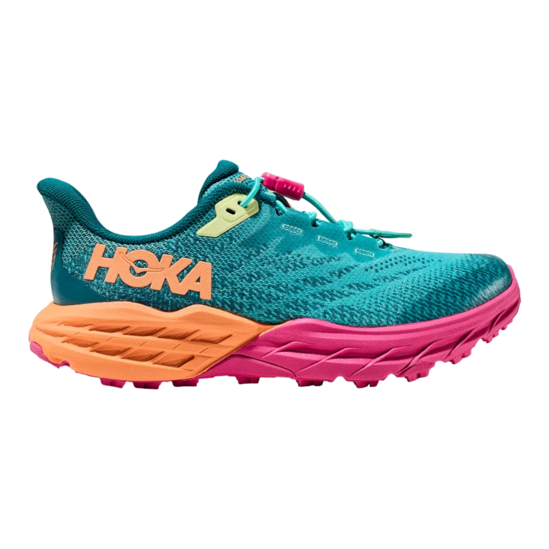 Women's Hoka Speedgoat 5, Deep Leaker/Ceramic, 11 B Medium