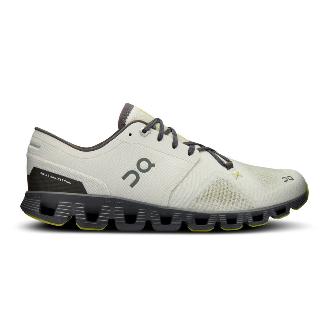 Men's On Cloud X 3, Ice/Eclipse, 14 D Medium