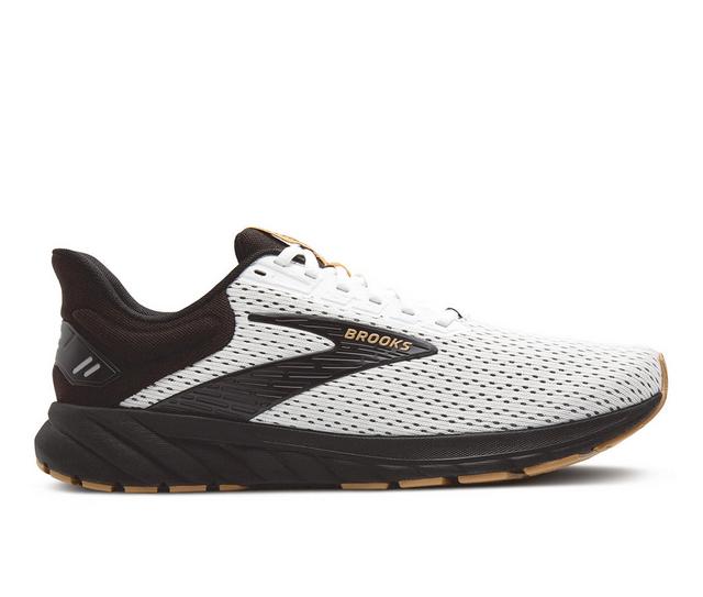 Men's Brooks Anthem 6, White/Black/Tan, 11.5 D Medium