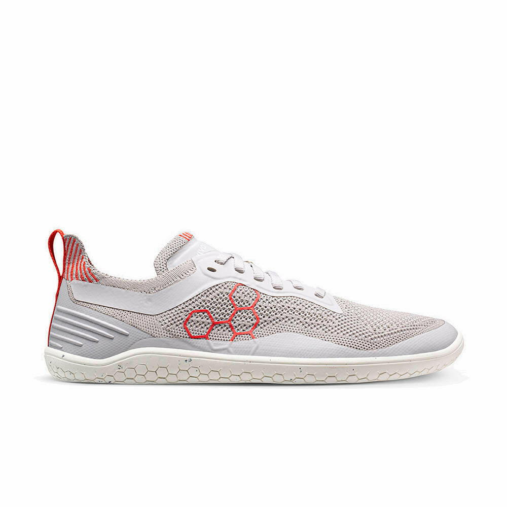 Men's Vivobarefoot Geo Racer Knit, Moonstone, 14 D Medium