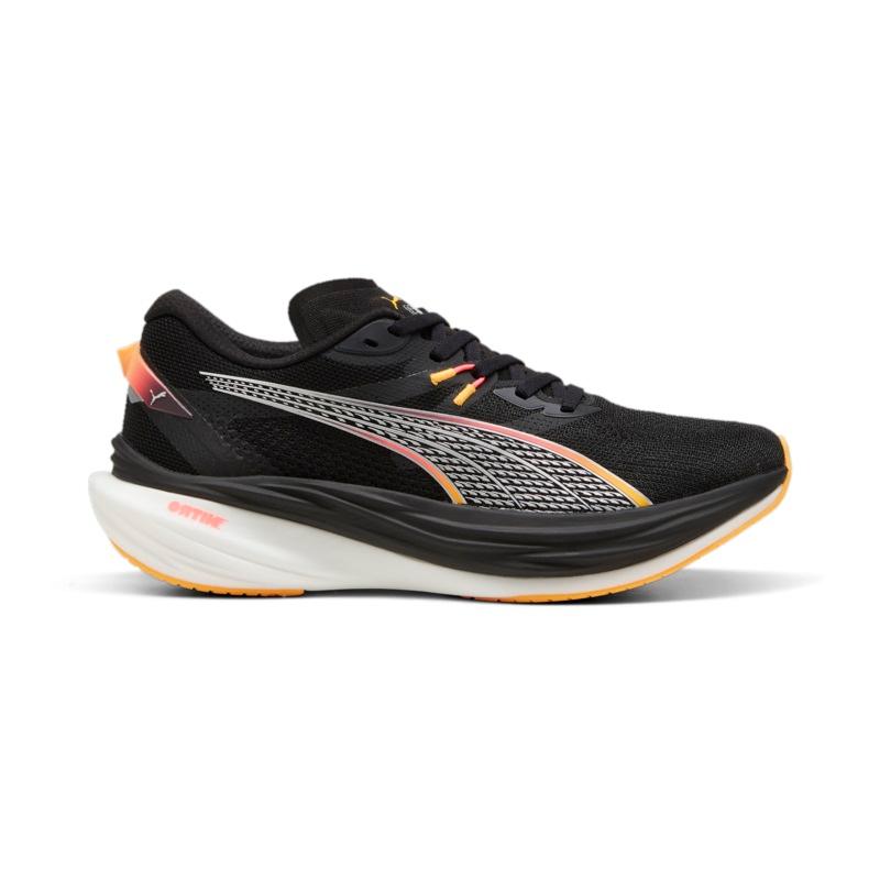 Men's Puma Deviate Nitro 3, Puma Black/Sun Stream, 8.5 D Medium