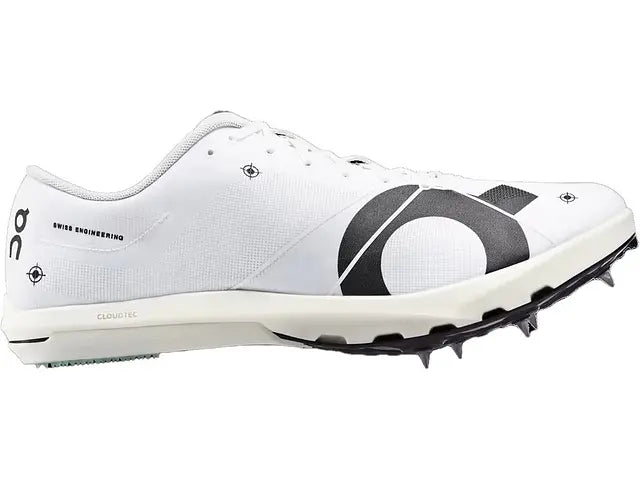 Men's On Cloudspike 10000m 2, Undyed-White/Mint, 9 D Medium