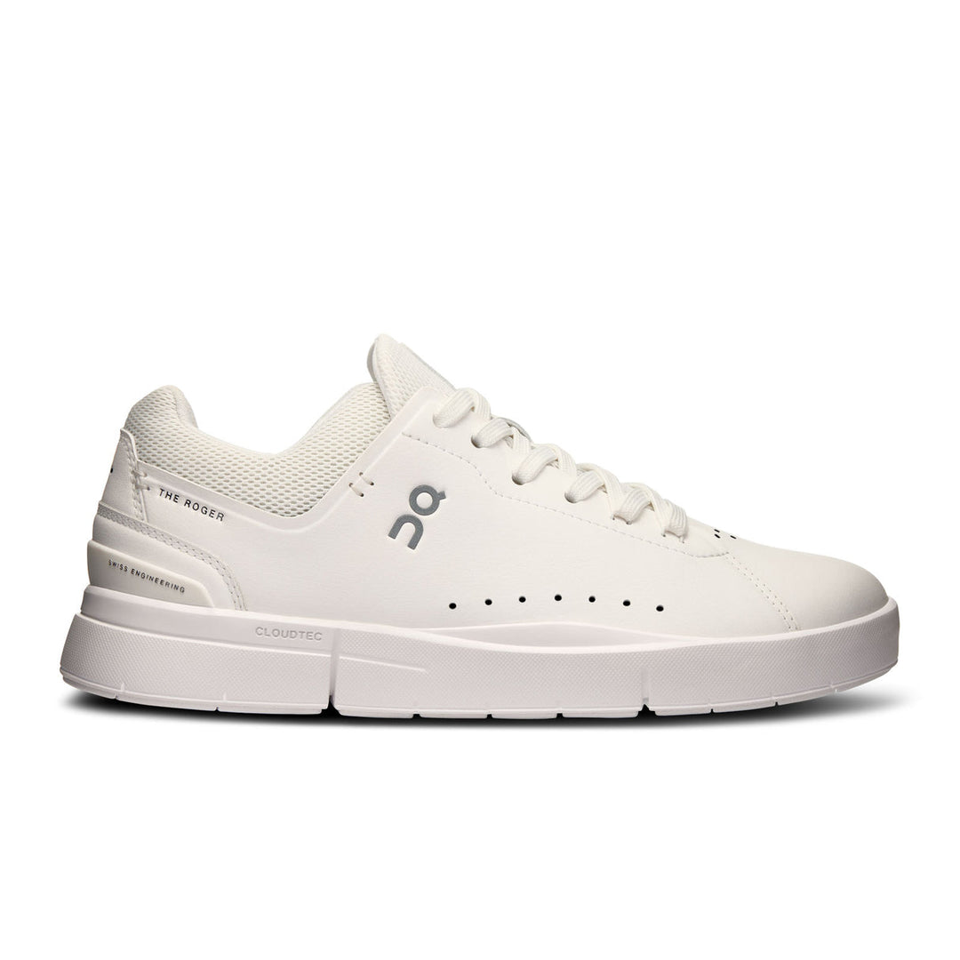 Men's On The Roger Advantage 2, White/Undyed, 7 D Medium
