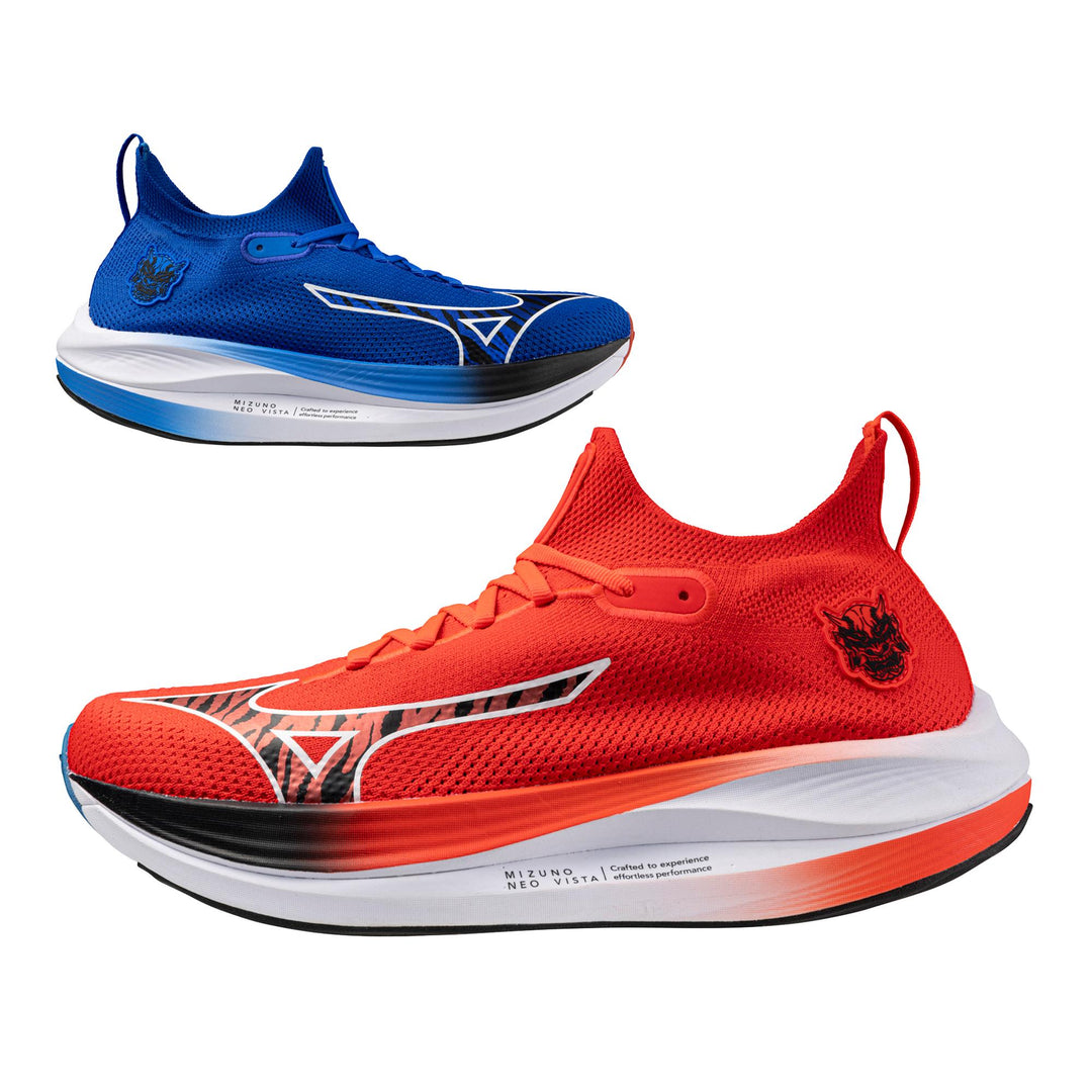 Men's Mizuno Neo Vista, Ignition Red/White, 10 D Medium