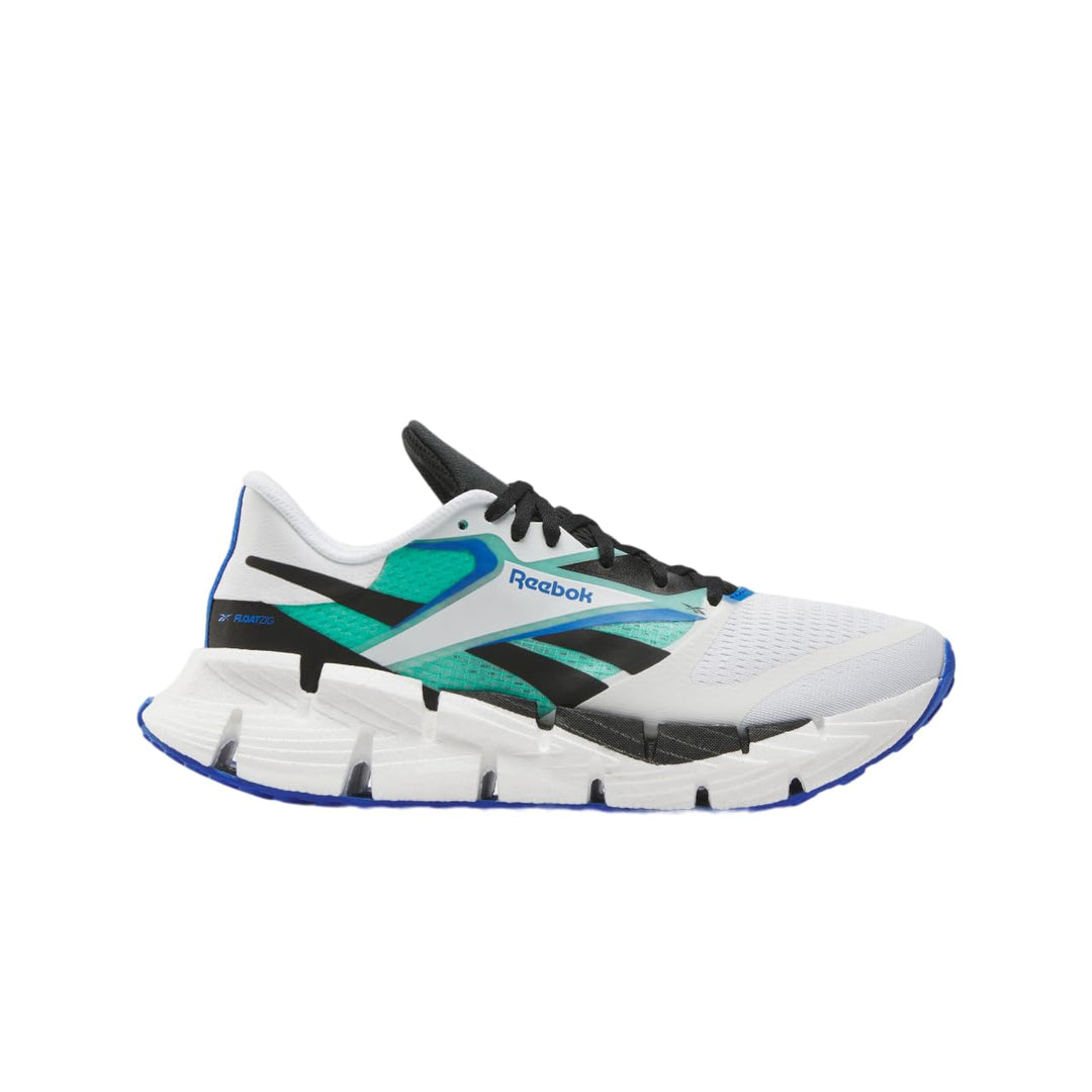 Men's Reebok Floatzig 1, Footwear White/Black/Cyber Mint, 9 D Medium