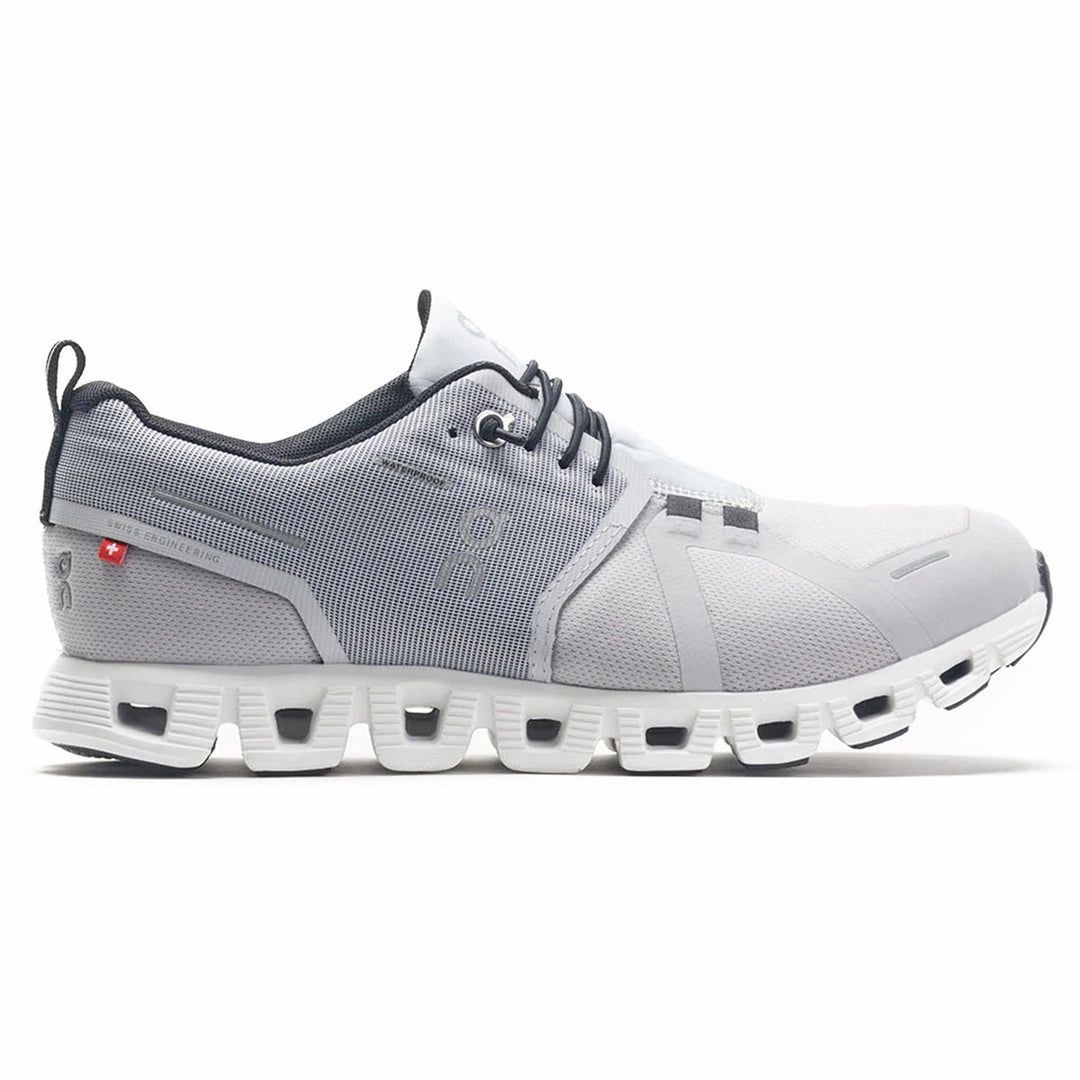 Men's On Cloud 5 Waterproof, Glacier/White, 8.5 D Medium