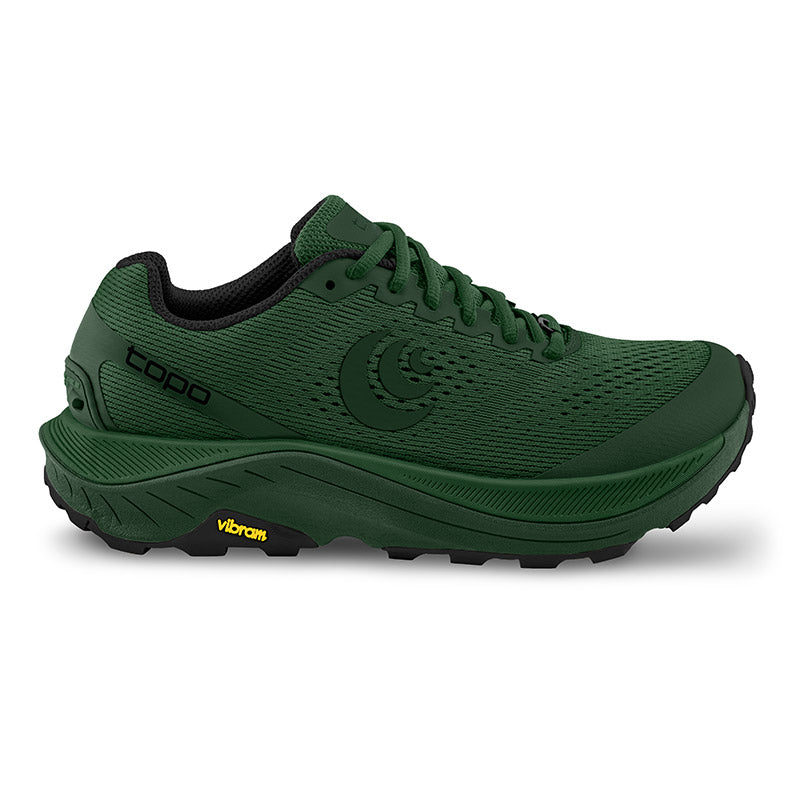 Men's Topo Athletic Ultraventure 3, Green/Forest, 7.5 2E Wide