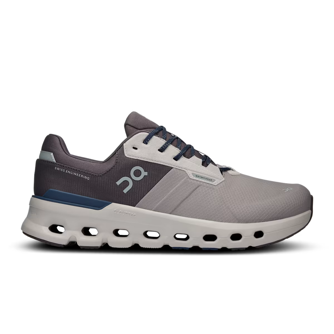 Men's On Cloudrunner 2 Waterproof, Zinc/Midnight, 8.5 D Medium