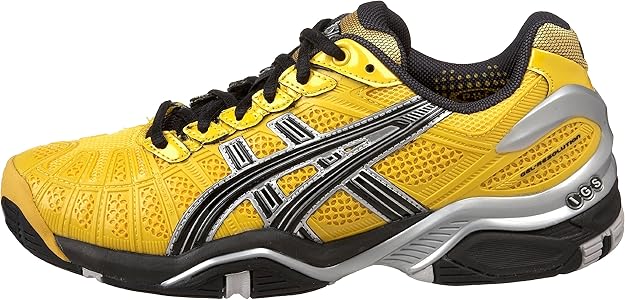 Men's Asics Gel-Resolution 3, Blazing Yellow/Black/Silver, 12 D Medium