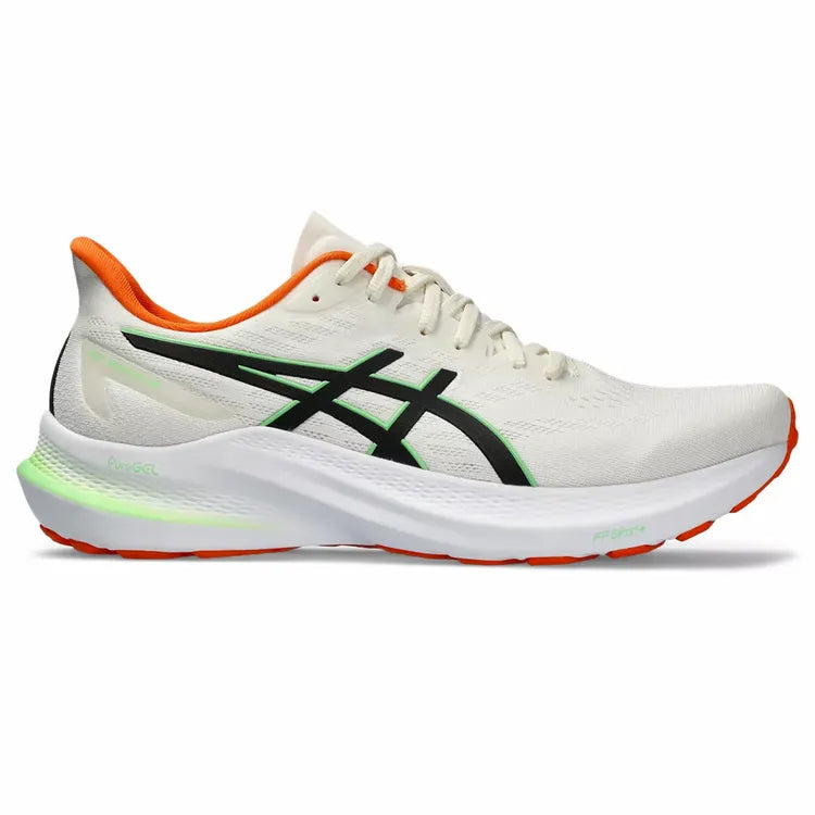 Men's Asics GT-2000 12, Cream/Black, 9 D Medium