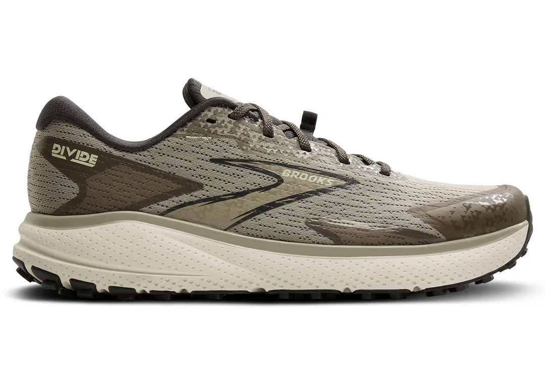 Men's Brooks Divide 5, London Fog/Falcon/Ebony, 14 D Medium