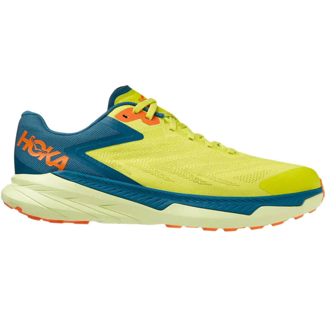 Men's Hoka Zinal, Evening Primrose/Blue Coral, 10.5 D Medium