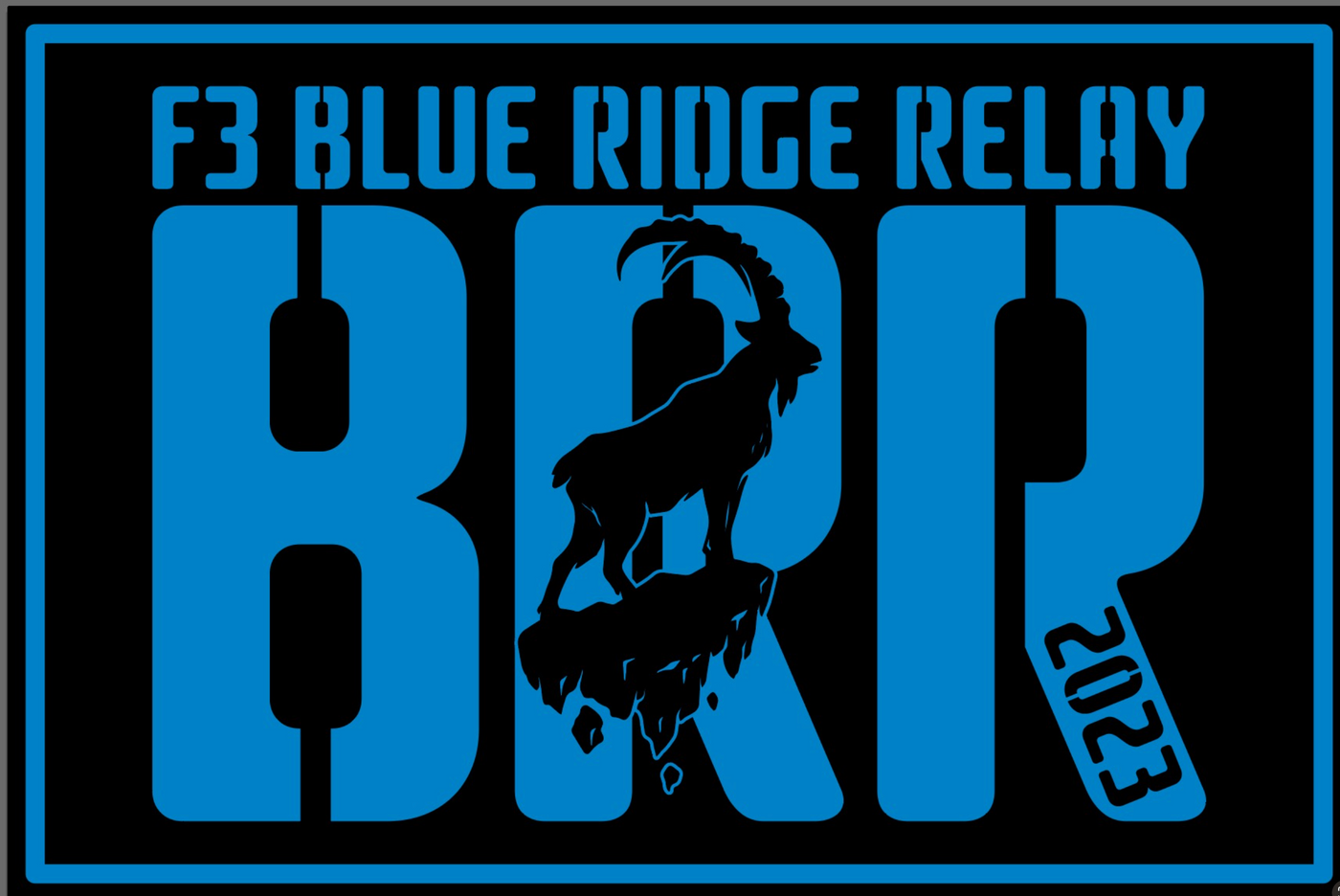 CLEARANCE ITEM - F3 2023 Blue Ridge Relay Patch