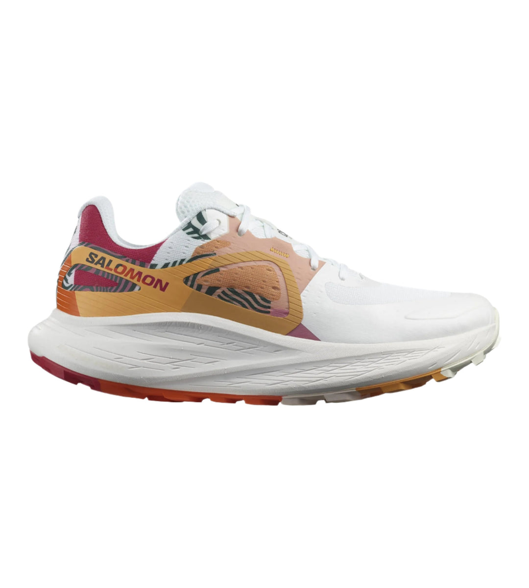 Men's Salomon Glide Max TR For Ciele, Blazing Orange/Virtual Pink/Bucksin, 10 D Medium
