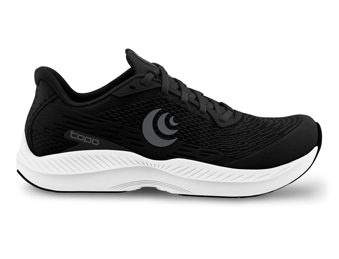 Men's Topo Athletic Fli-Lyte 5, Black/White, 8.5 D Medium