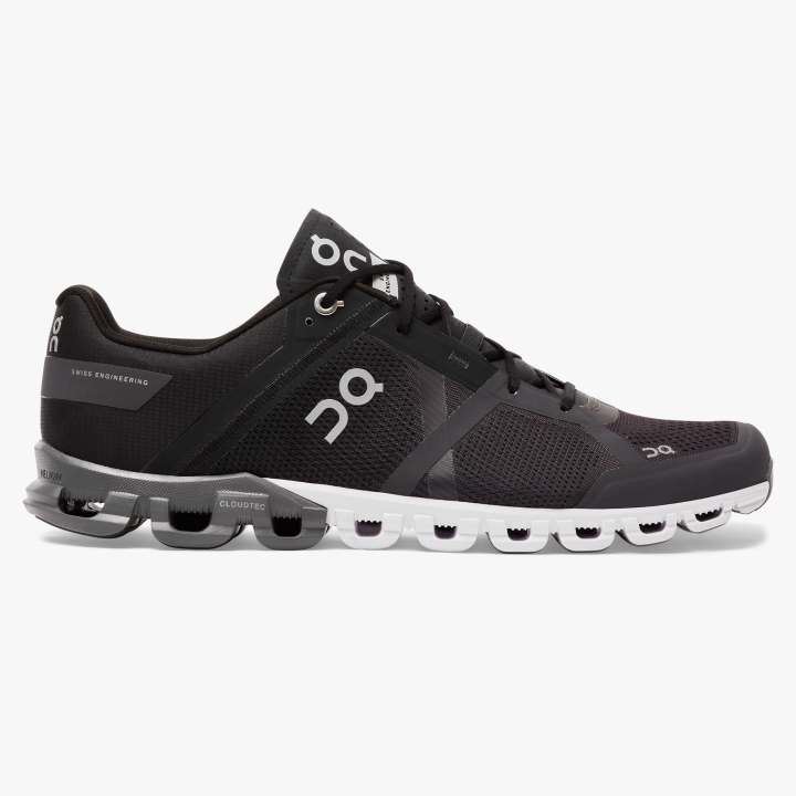 Men's On Cloudflow 3, Black/Asphalt, 10.5 D Medium