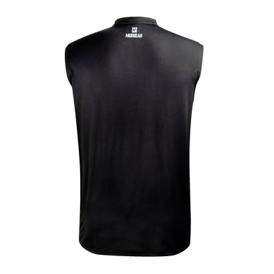 MudGear Men's Fitted Performance Shirt VX - Sleeveless (Black)