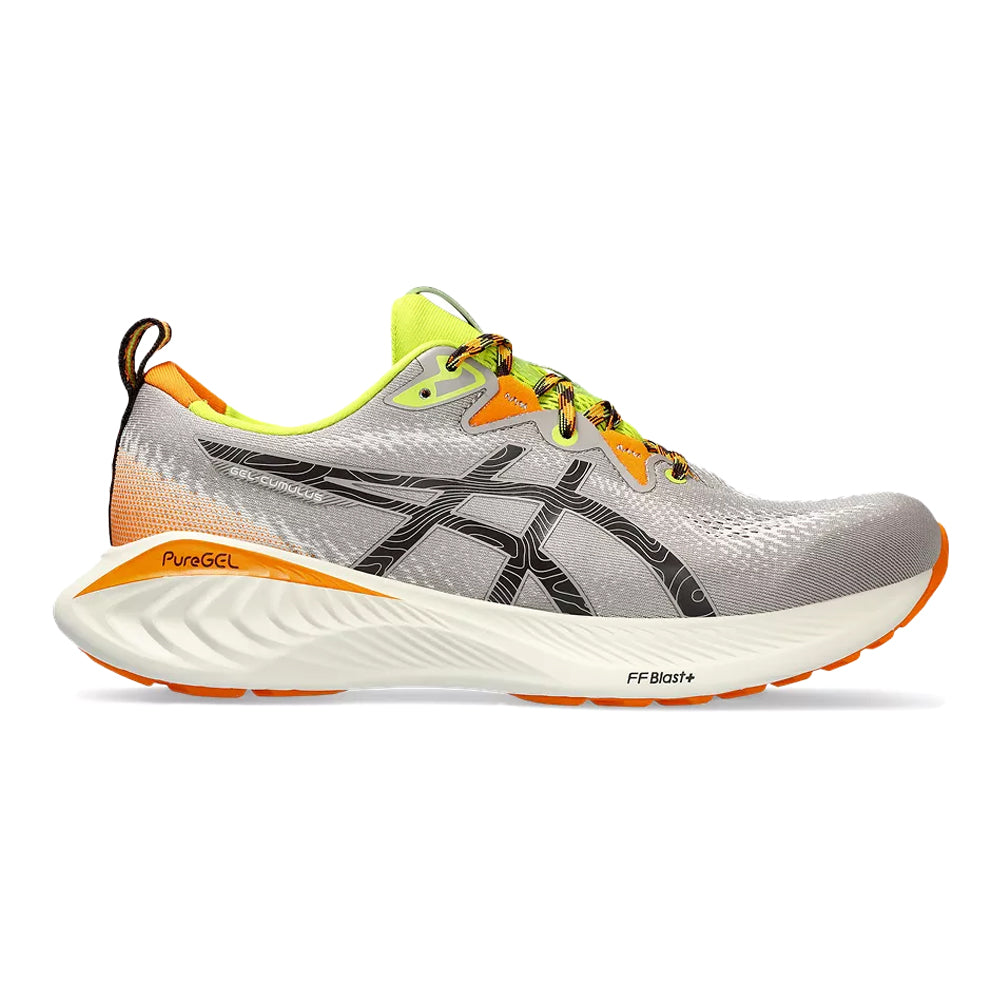 Men's Asics Gel-Cumulus 25 TR, Nature Bathing/Neon Lime, 8 D Medium