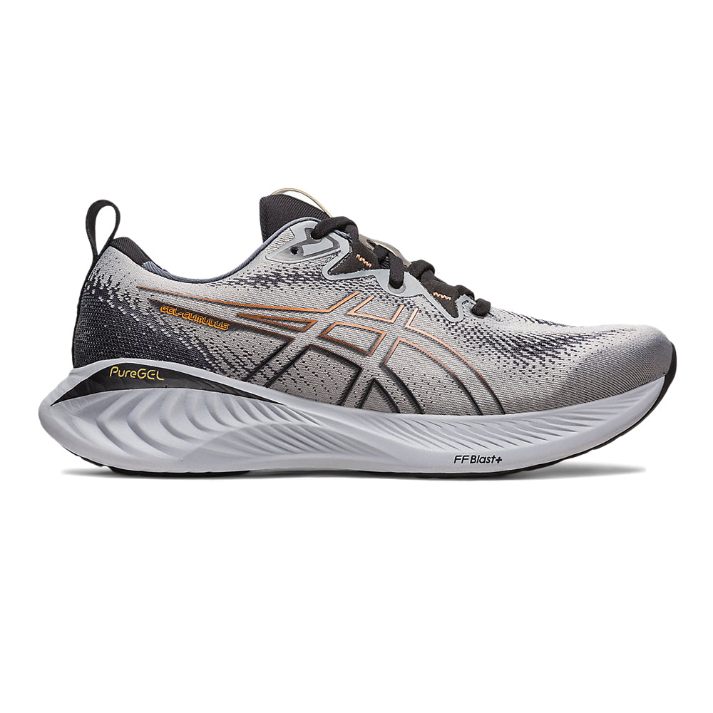 Men's Asics Gel-Cumulus 25, Sheet Rock/Sun Peach, 10 2E Wide