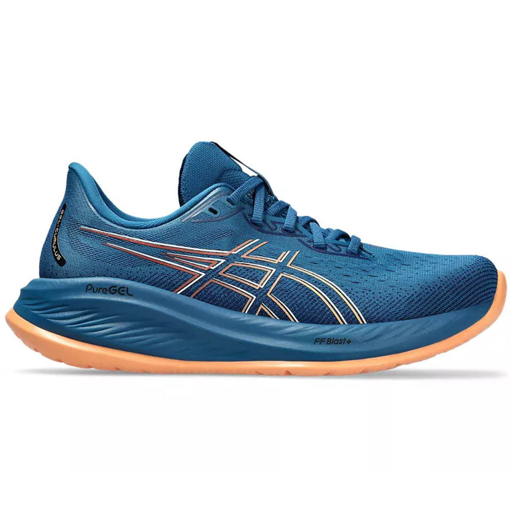 Men's Asics Gel-Cumulus 26, Rich Navy/Faded Orange, 12 D Medium