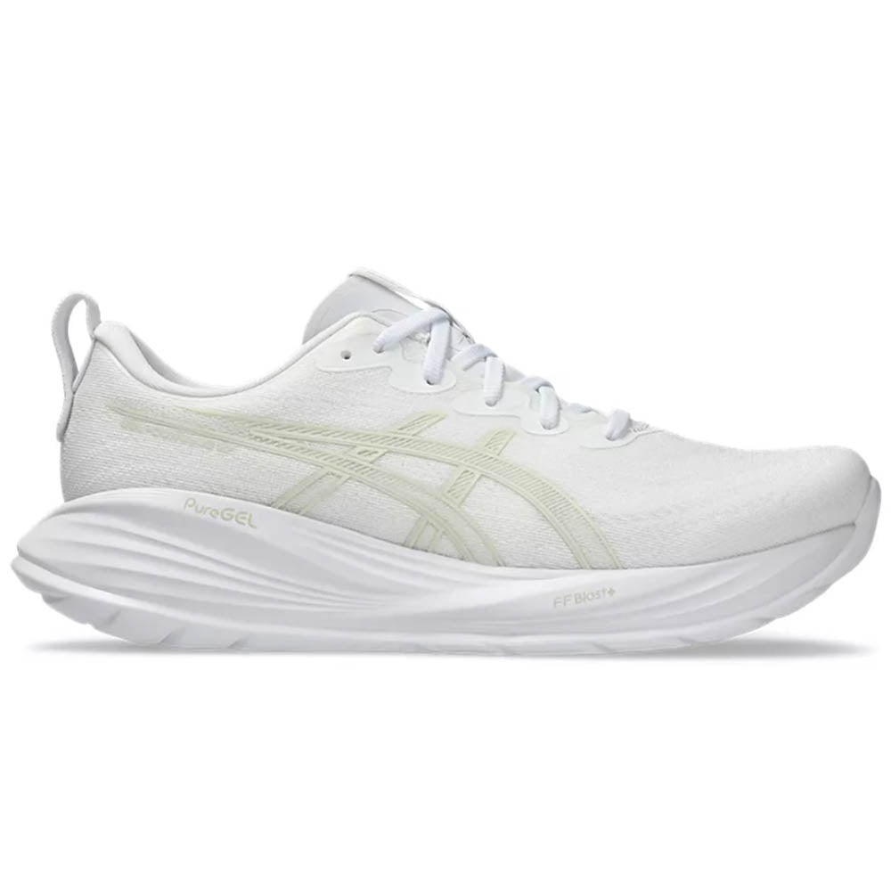 Men's Asics Gel-Cumulus 27, White/Lake Grey, 11.5 D Medium