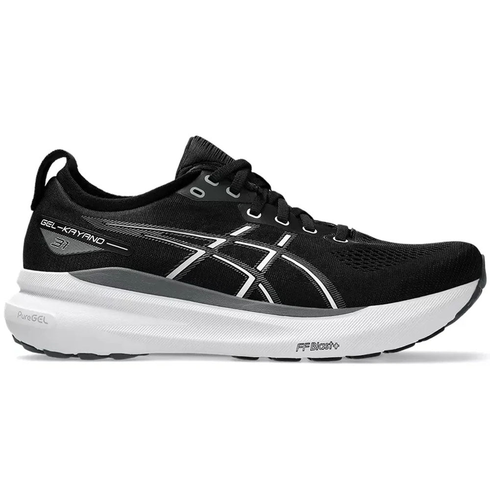 Men's Asics Gel-Kayano 31, Black/White, 12 D Medium