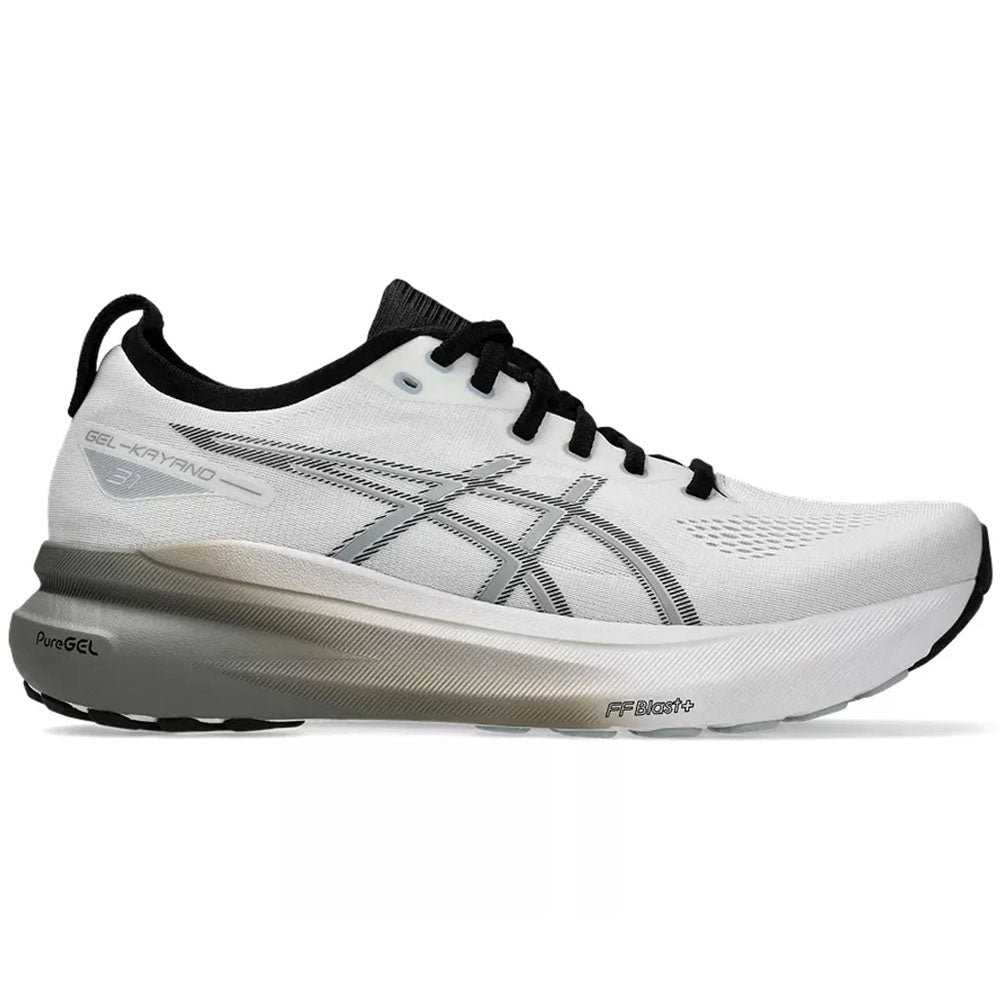 Men's Asics Gel-Kayano 31, White/Piedmont Grey, 8 D Medium