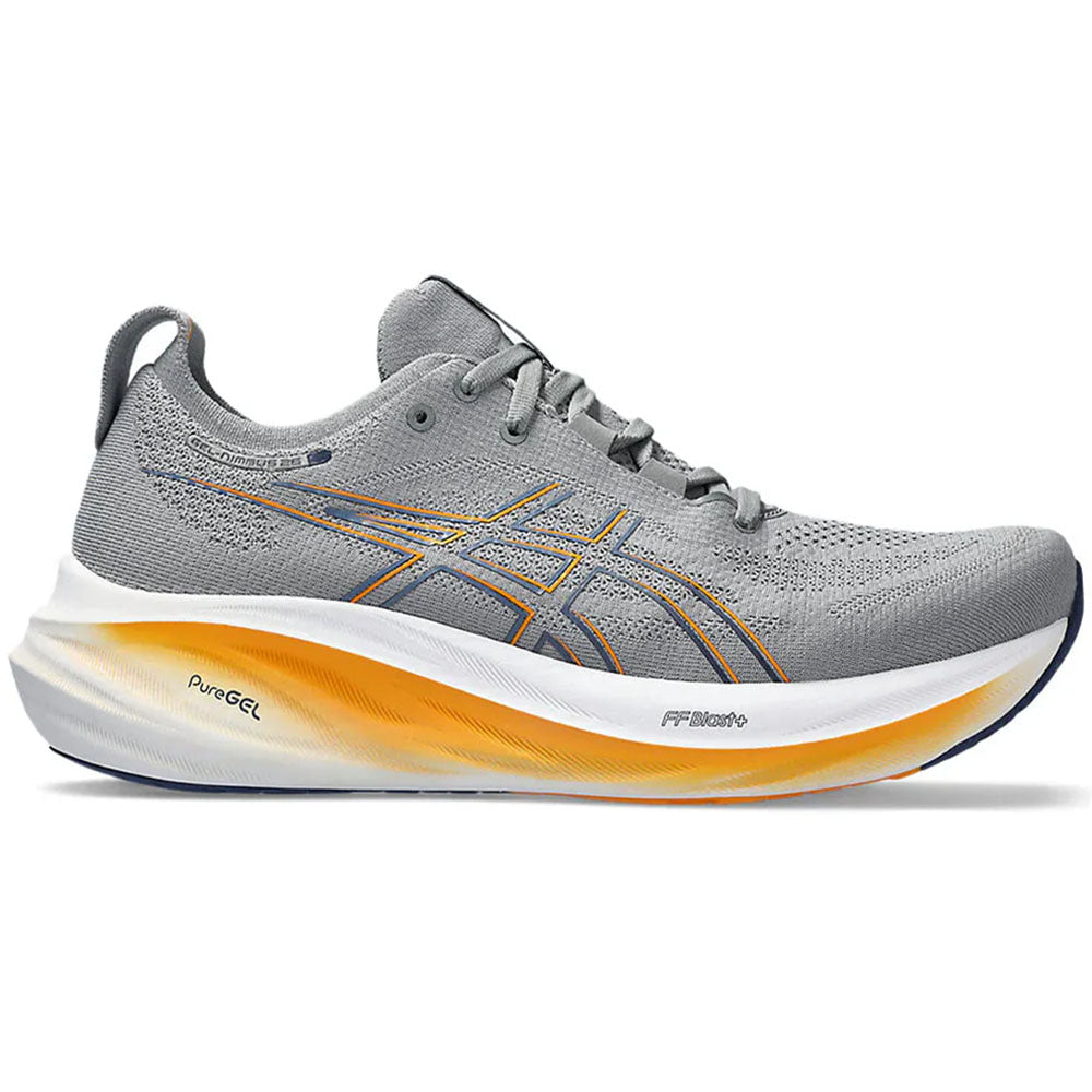 Men's Asics Gel-Nimbus 26, Sheet Rock/Thunder Blue, 7 D Medium
