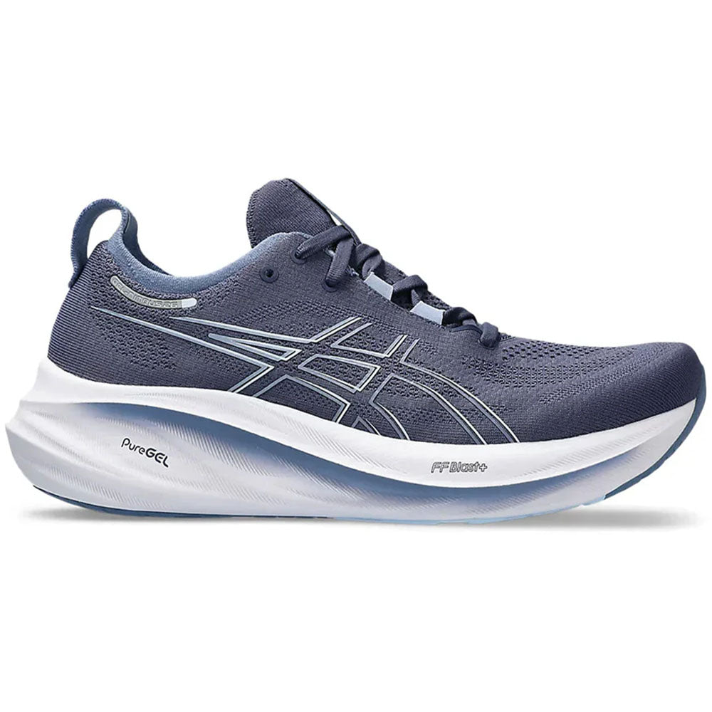 Men's Asics Gel-Nimbus 26, Thunder Blue/Denim Blue, 7.5 D Medium
