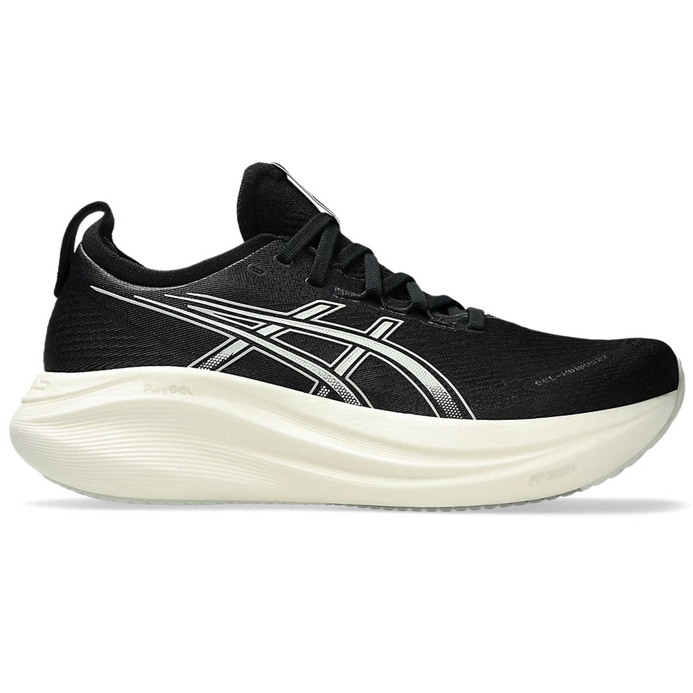 Men's Asics Gel-Nimbus 27, Black/Lake Grey, 14 D Medium