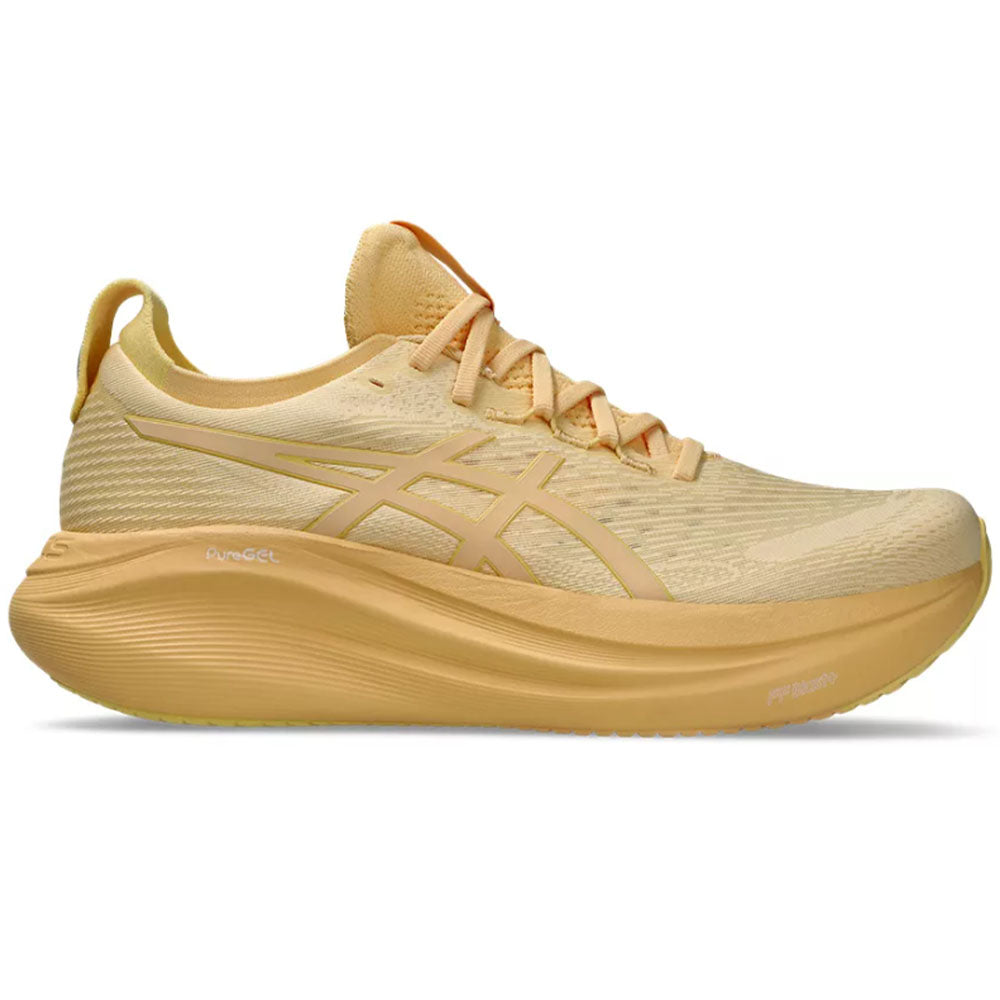 Men's Asics Gel-Nimbus 27 Lite-Show, Lite-Show/Light Orange, 9.5 D Medium