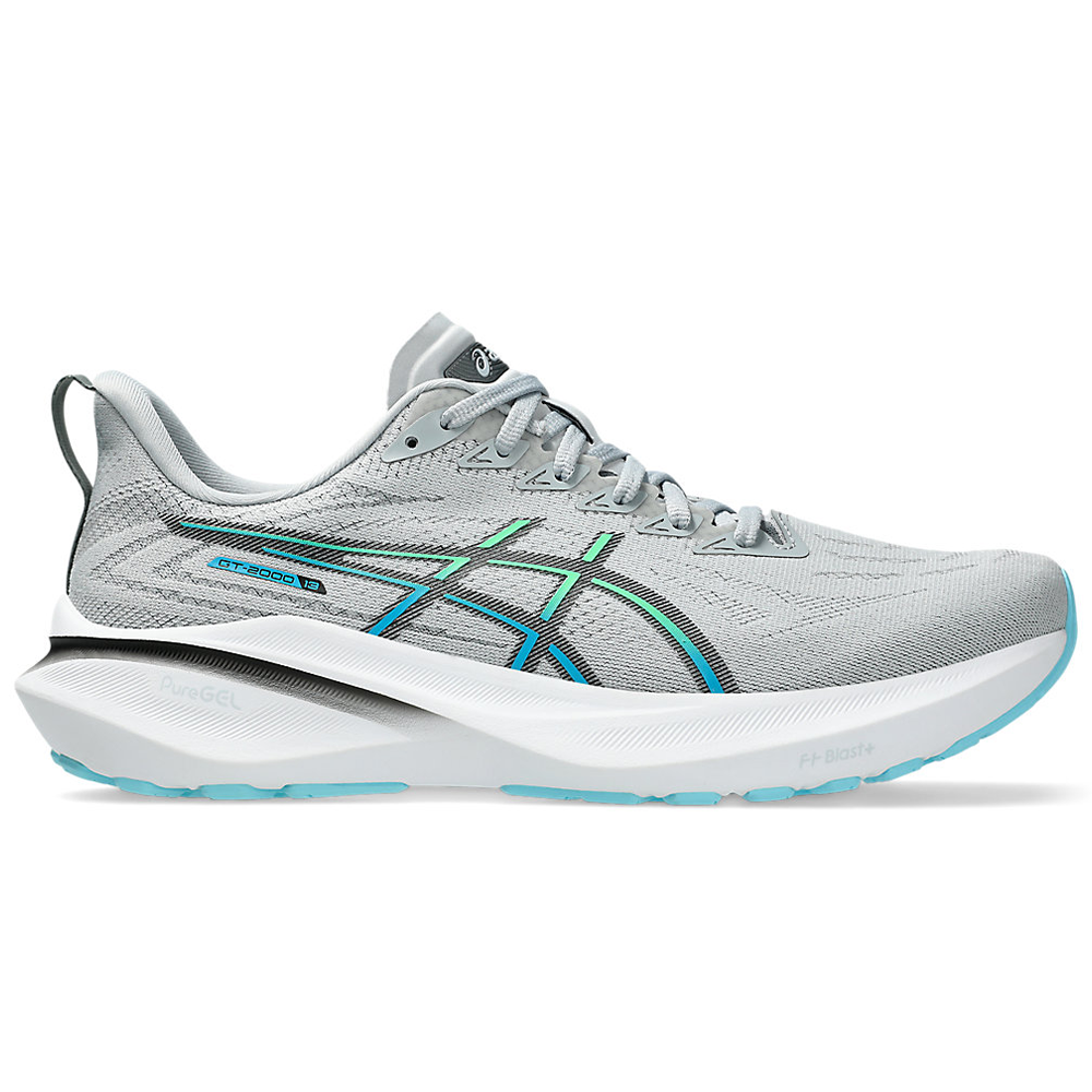 Men's Asics GT-2000 13, Piedmont Grey/Black, 10.5 D Medium