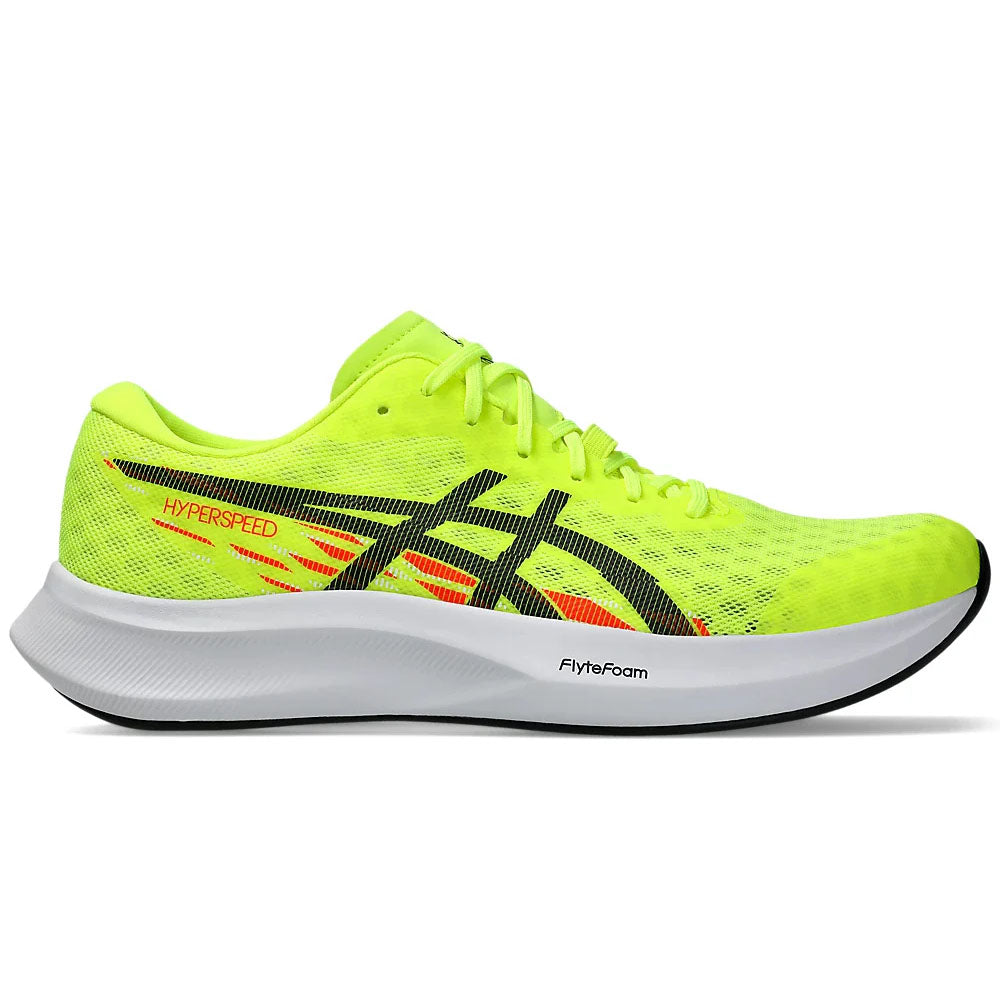 Men's Asics Hyper Speed 4, Safety Yellow/Black, 13 D Medium