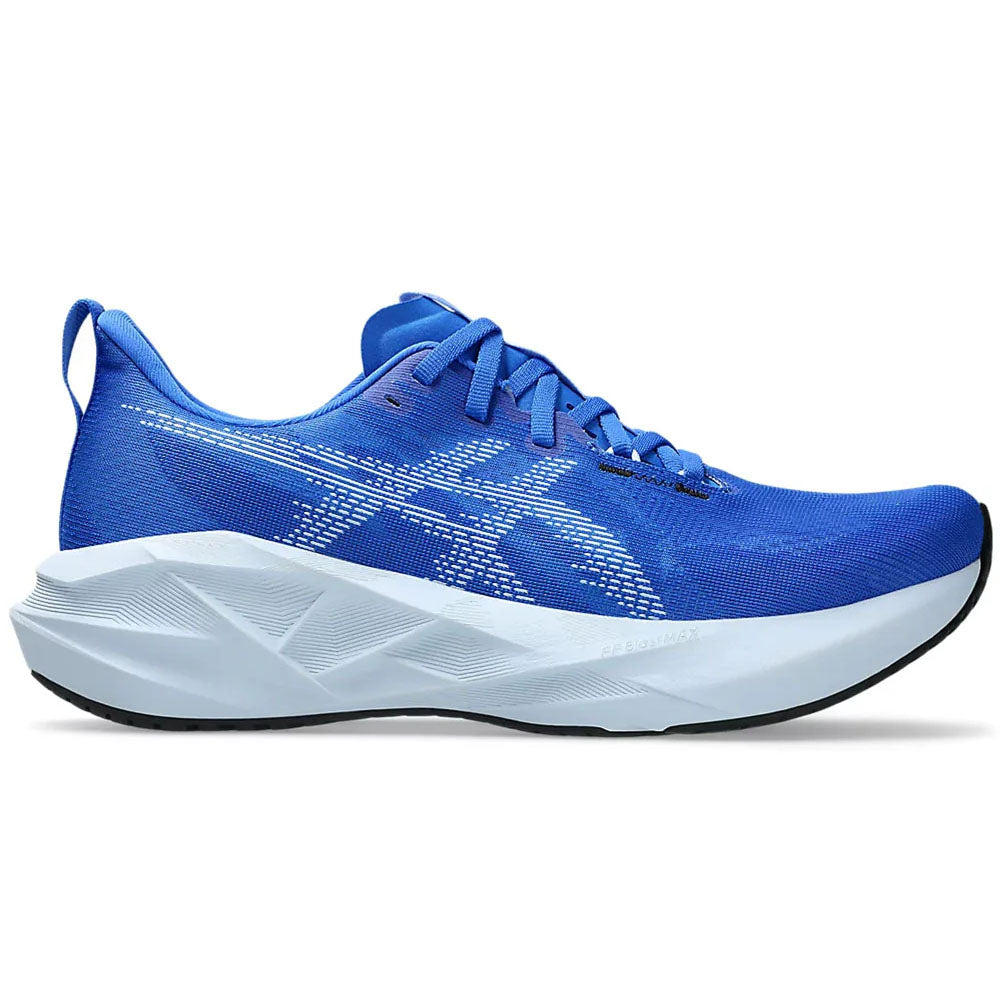 Men's Asics Novablast 5, Illusion Blue/Light Blue, 10 2E Wide
