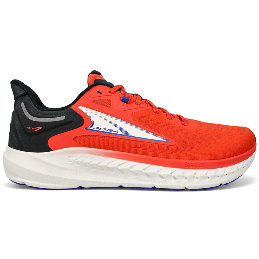 Men's Altra Torin 7, Black/Red, 10 D Medium