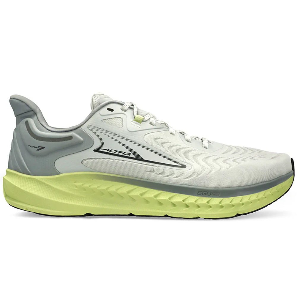 Men's Altra Torin 7, Gray/Green, 8 D Medium