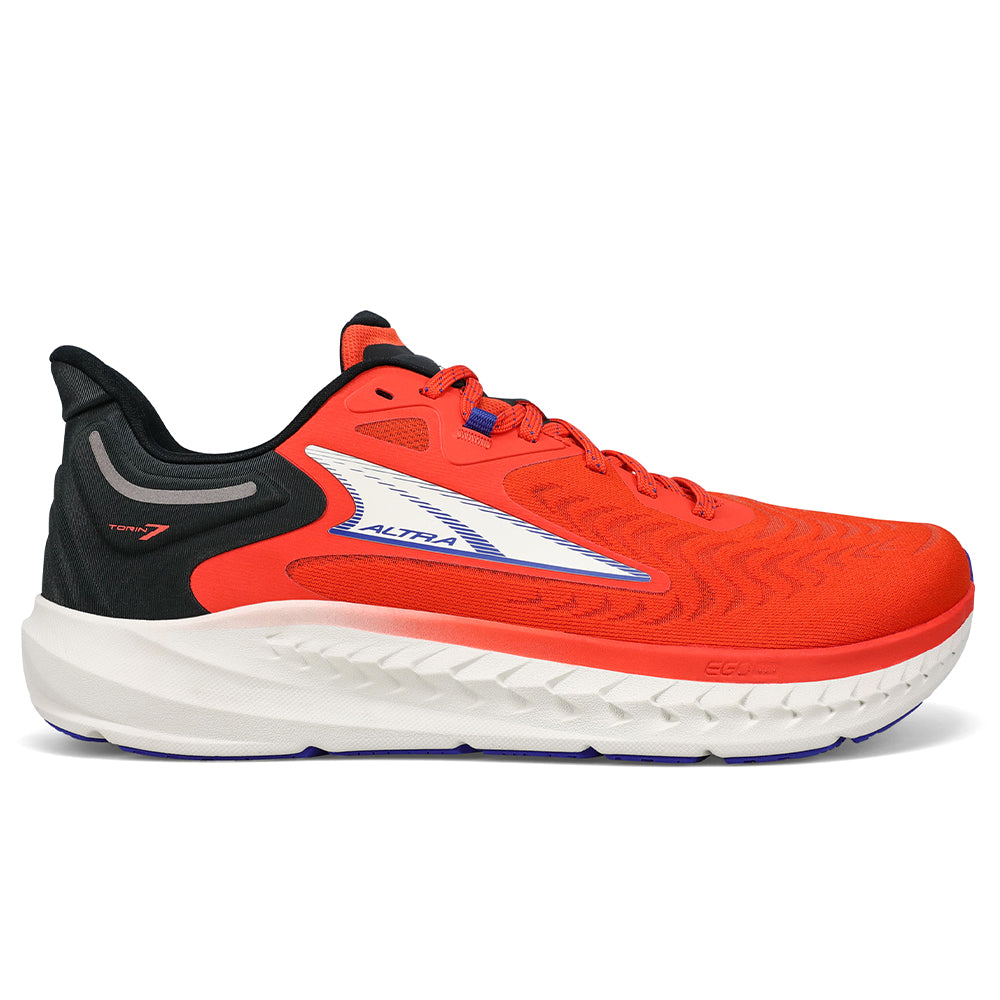 Men's Altra Torin 7, Black/Red, 9 D Medium