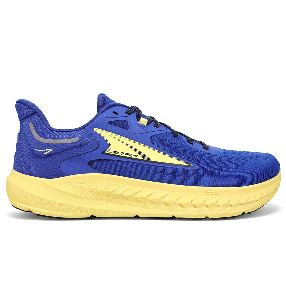 Men's Altra Torin 7, Blue/Yellow, 10 D Medium