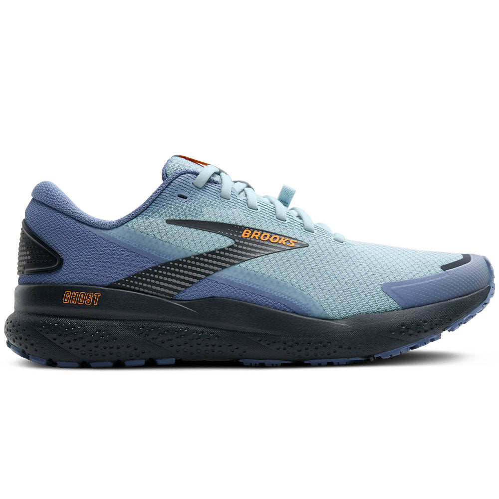 Men's Brooks Ghost 16 Weatherized, Country Blue/Winter Sky/Ebony, 7.5 D Medium