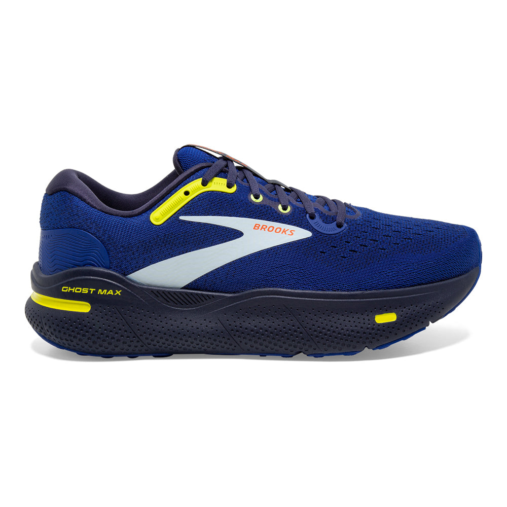 Men's Brooks Ghost Max, Surf The Web/Peacoat/Sulphur, 9.5 D Medium
